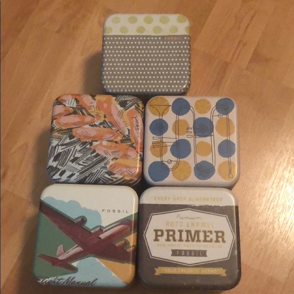 Fossil watch boxes